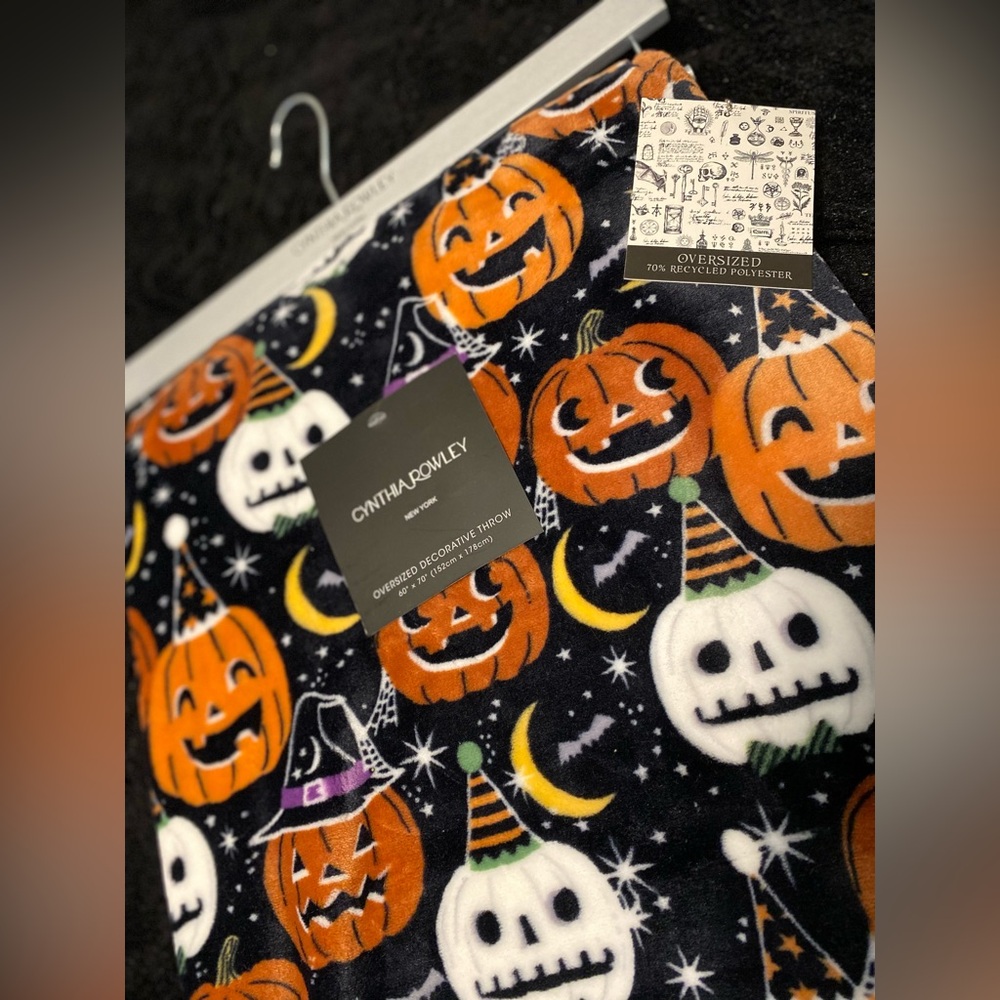 Cynthia Rowley Halloween Throw Blanket